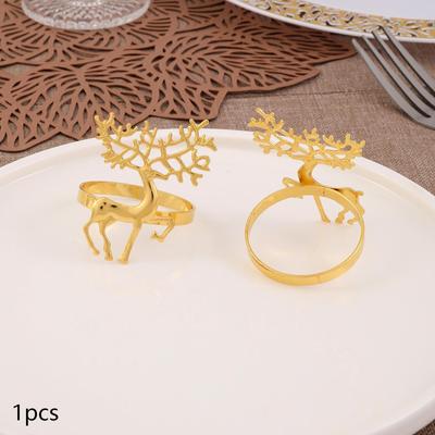 Christmas Themed Deer Napkin Holders for Festive Gatherings