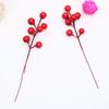 Red Berry Christmas Tree Ornaments - Small & Large Sprigs