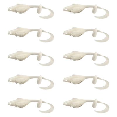 10pcs PVC Soft Baits 6cm/8cm Feature Enhances Wear Resistance and Long Lasting Performances for Harsh Fishing Conditions