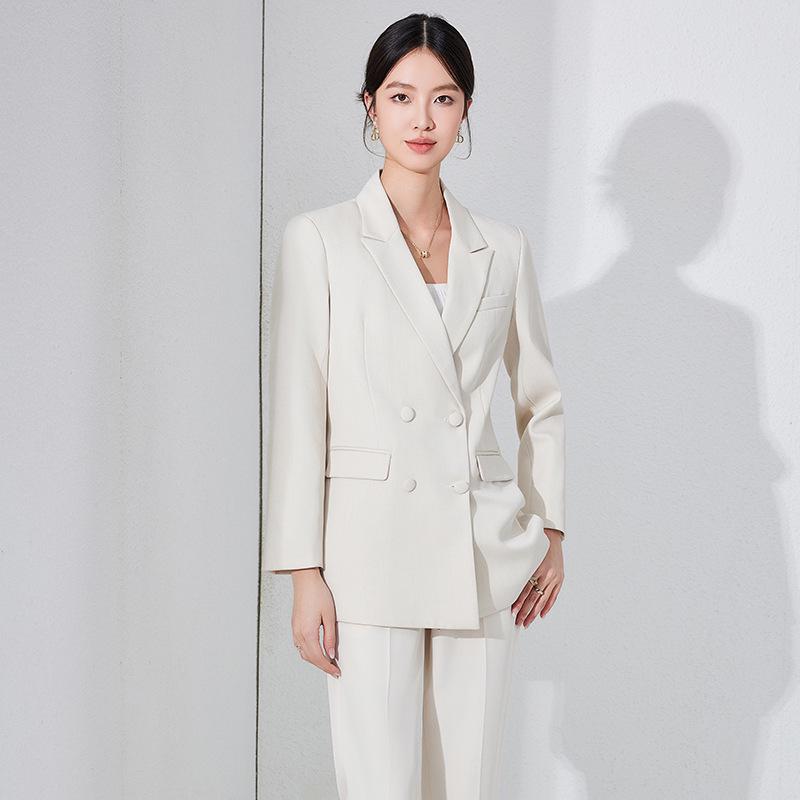 Women's High-End Loose Suit Jacket | New 2025 Spring/Autumn Professional Workwear Set for Interviews & Formal Occasions