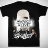 Skillet Awake And Alive T-Shirt Short Sleeve Cotton Black Men S To 5XL BE1890 Unisex T-Shirt