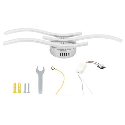 Ceiling Light Home Living Room WavyShape Parallel LED Lamp Decoration White Light AC85265V