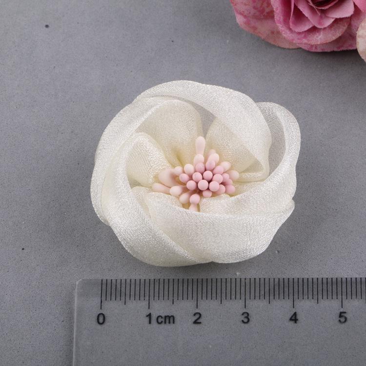 Frühlings-Haar- und Schuhblumen-Accessoires – handgefertigte Blumen aus Wolkengarn für Haarnadeln und Kleidungsdekor für Mädchen