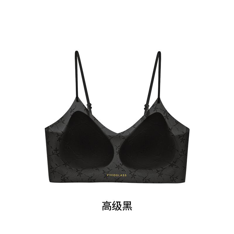Traceless Suspenders Gather Large and Small Breasts, Thin Shoulder Straps, Vest, Anti-sagging Bra Cover, Summer Model-1.