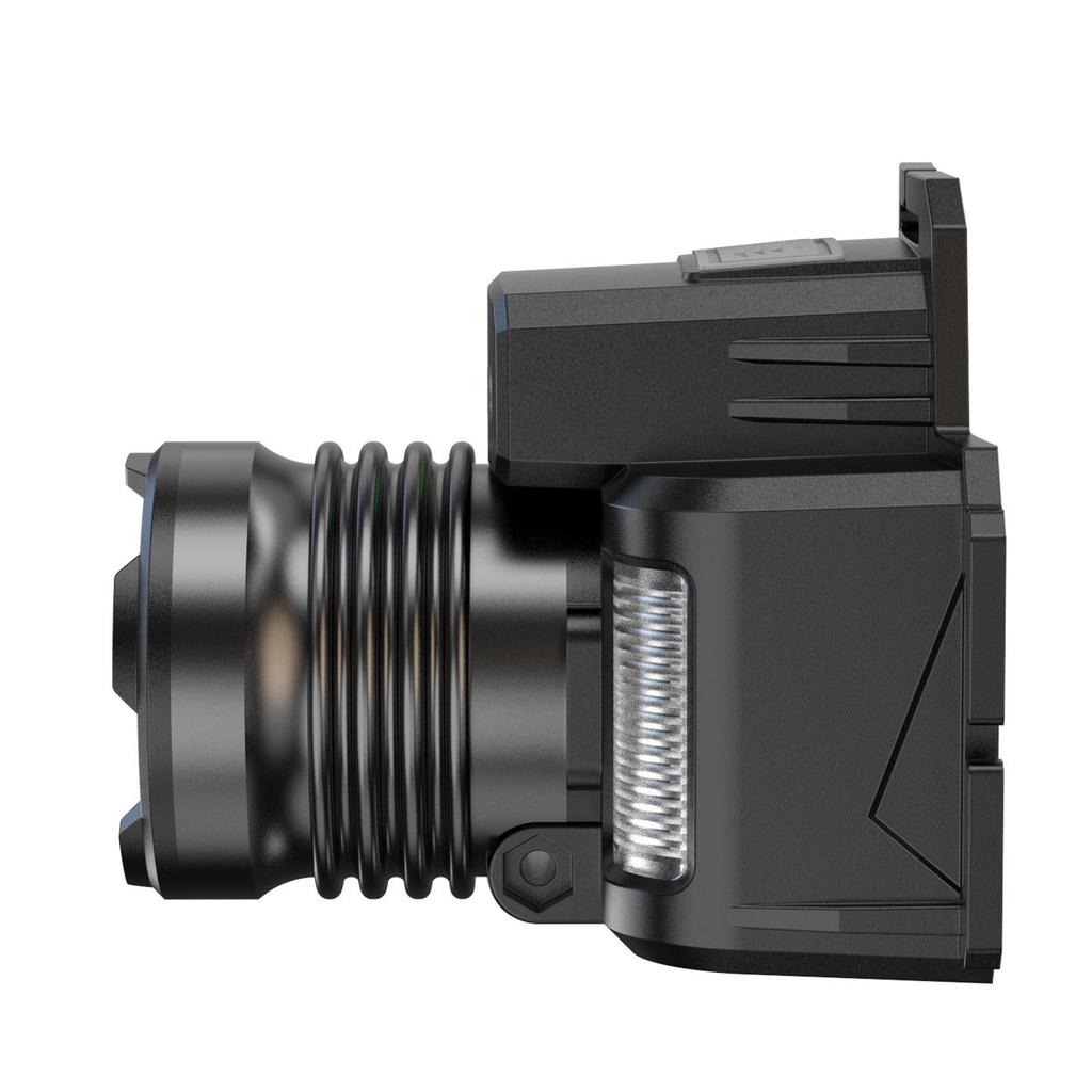 LED-Stirnlampe mit Bewegungssensor, wasserdicht, wiederaufladbar über USB, zoombare Stirnlampe, Arbeitsleuchte