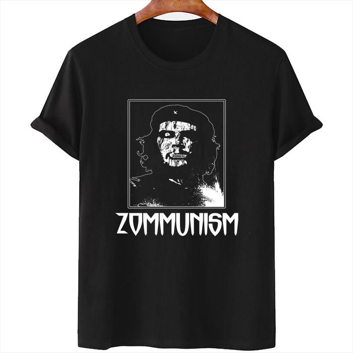 T-shirt a maglia in cotone nero stampata che guevara zombi Guevara zombi è  stampata in cotone nero più una t-shirt all'anno acquista in modo economico  — spedizione gratuita, recensioni reali con foto —