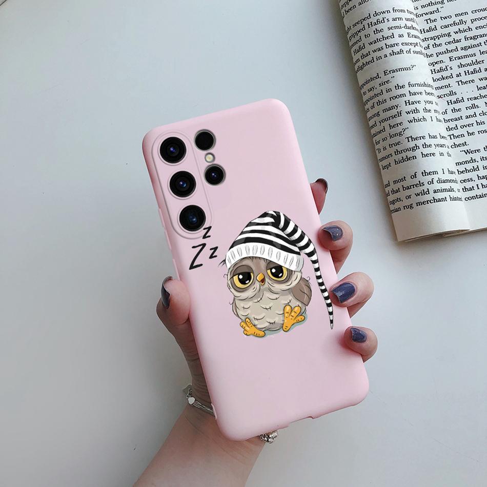 For Samsung Galaxy S24 Ultra Case S24 Plus Sunflower Girl Painted Soft Silicone Phone Case For Samsung S24 Ultra S 24 S24+ Shell