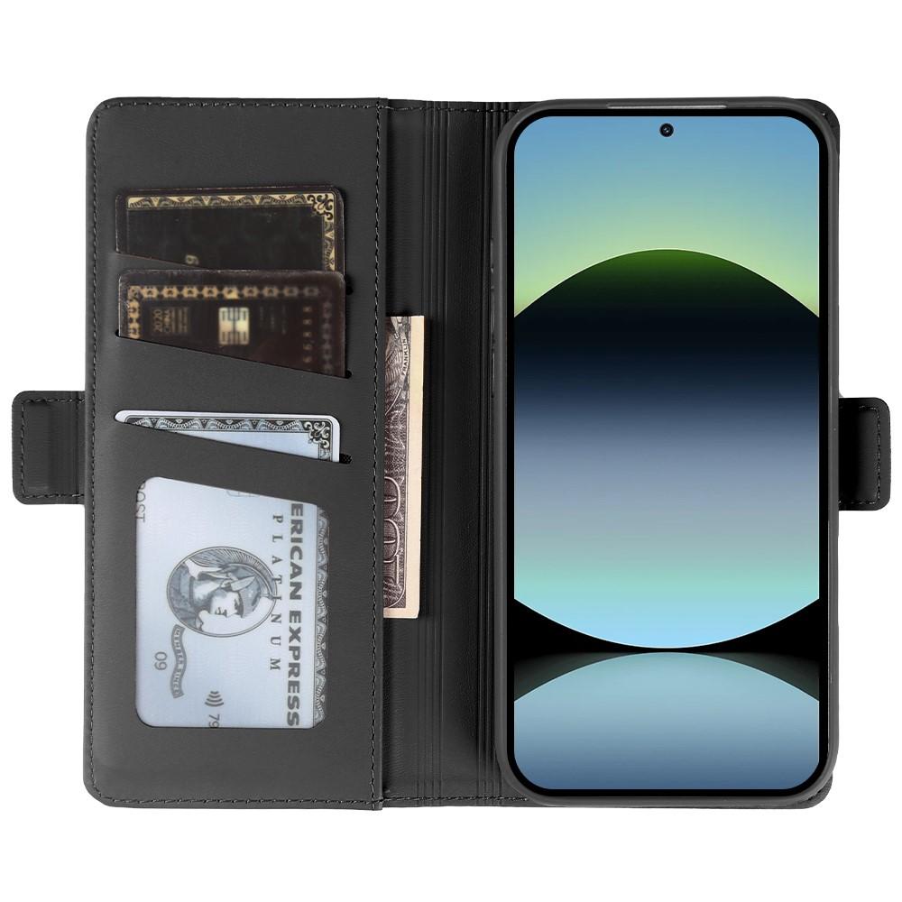 Wallet Case for Redmi Note 14 5G - TPU+Leather/PU, Black