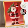 Christmas Santa Claus pearl painting art painting kit handmade diy home decoration painting