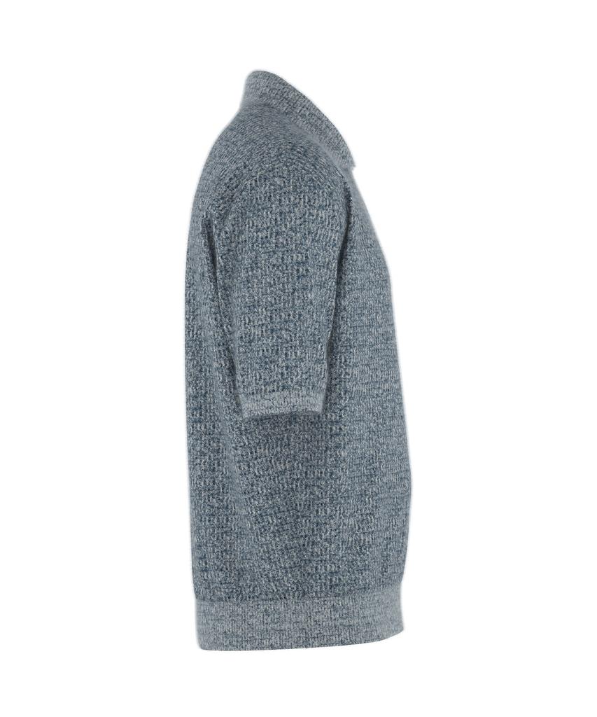 DREAMWORLD Bookle Half Collar Knit (Navy)