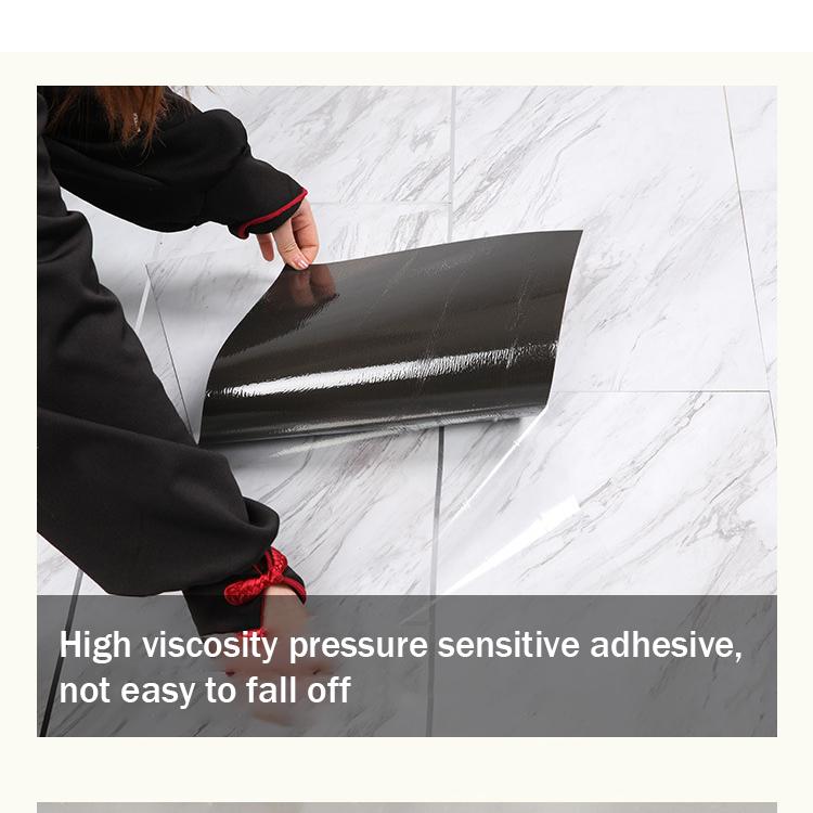 10/20PCS 3D PVC 60*30CM Imitation Marble Self-adhesive Wall Stickers Floor Sticker Waterproof Bathroom Kitchen Home Decor