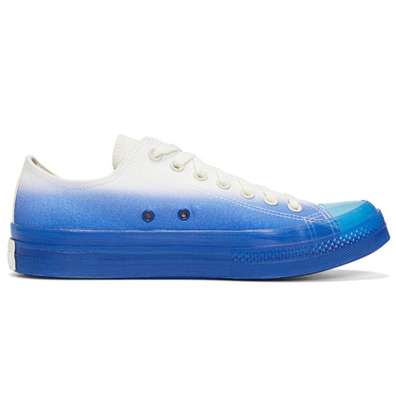 Converse Chuck Taylor Seasonal Comfortable and Versatile Low-Top Espadrilles Unisex Blue & White