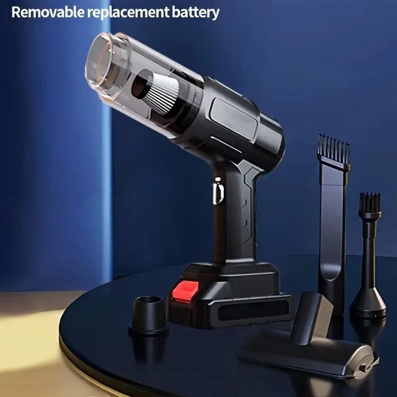 Portable High-Power Wireless Handheld Car Vacuum Cleaner (Wet/Dry, Rechargeable)