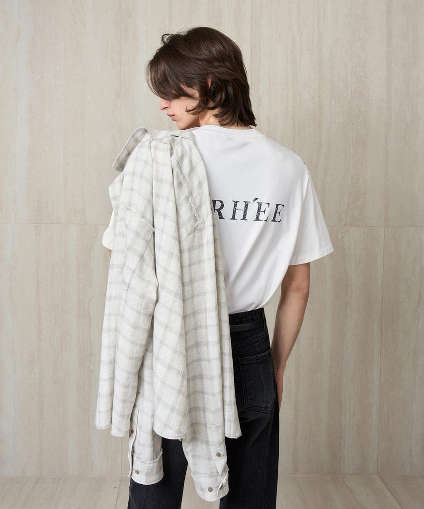 Liimaen Logo Back Oversized T-Shirt White