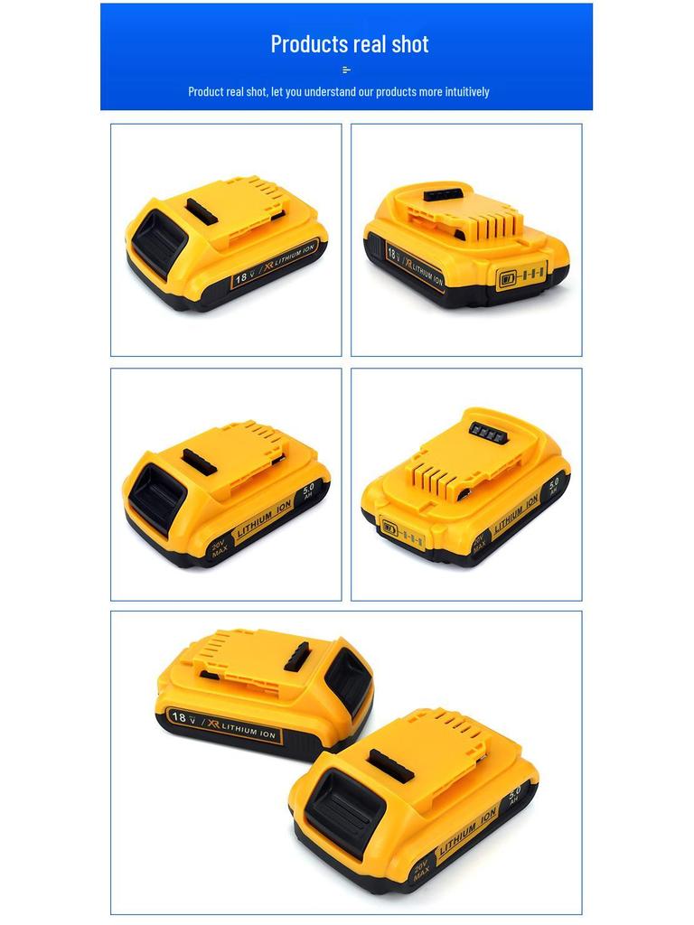 Dewalt 18V/20V High-Capacity Lithium Battery Pack for Power Tools