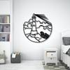 Nautical Lighthouse Metal Wall Art, Sea Life Marine Decor