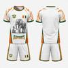 2026 New Ivory Coast Themed Football Jersey Sets Summer Children's Outdoor Casual Breathable T-shirts and Sets