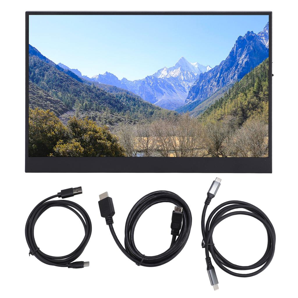 Laptop Display Extender 12 Inch LCD 1920x1200 185PPI Portable External Laptop Screen with USB C HD Multimedia Interface