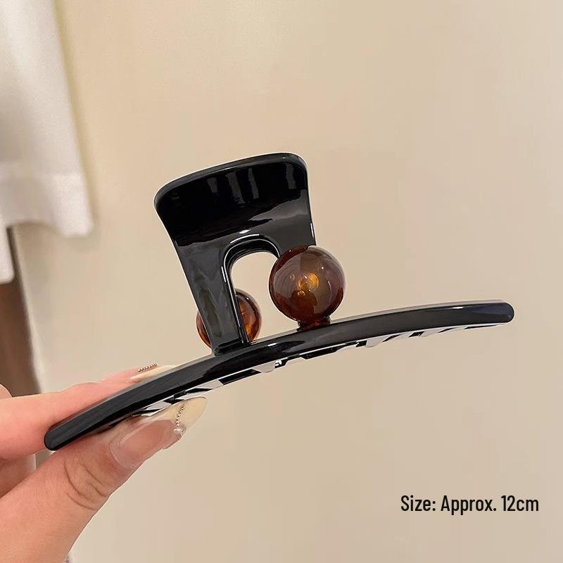 Großer französischer Retro-Klammer-Haarclip für elegante Damenfrisuren.