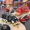 Fire Vehicle Toy Set With Flashing Lights And Music For Kids Playroom