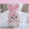Dreamy Elf Adorable Plush Bunny Keychain Perfect For Stylish Accessories Backpack