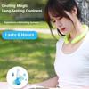 PCM Ice Neck Ring Summer Cooling Neckband Heatstroke Prevention Reusable 28℃ Natural Freeze No Condensation Long Lasting Cool