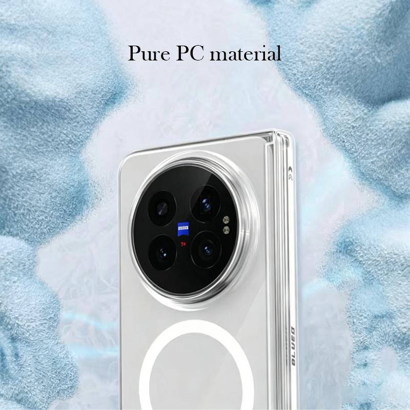 Blueo Hülle für Vivo X Fold 6 Kabelloses Laden Rückseitenabdeckung Hülle für VIVO X FOLD 6