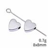 Heart Loose Beads For Valentine Bracelet Necklace DIY Vintage Jewelry Making Supplies For Charm