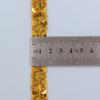 10 Meters Length Sequin Trim Ribbon Metallic Finish Glitter Sequin Braid  For Hair Accessories