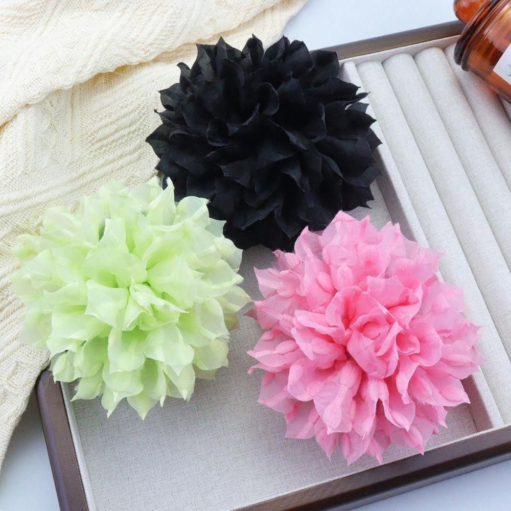 

Mesh Design Double Sided Gripper 3D Flowers Hair Decoration Fashion Hairpin 3