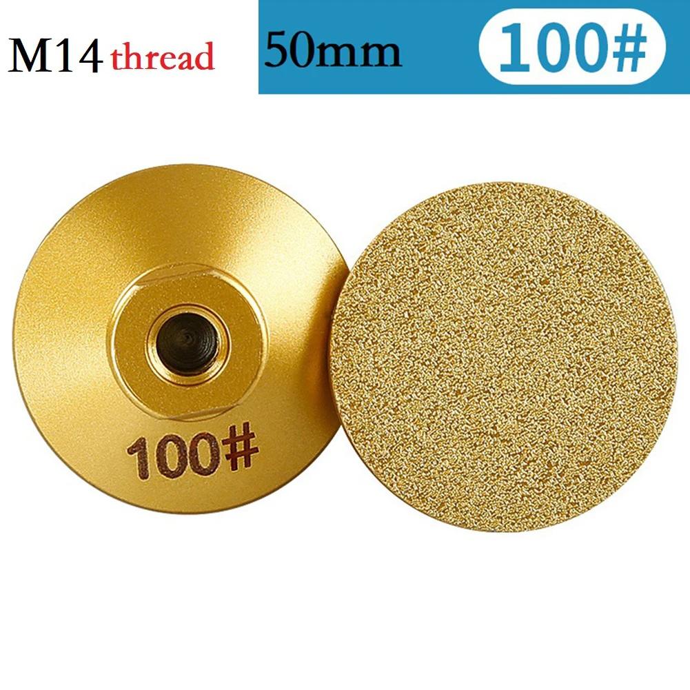Brazed Grinding Head Polishing Wheel Grinding Wheel Concrete Curing Floor Metal 2 Inch 50mm Carborundum Grinding