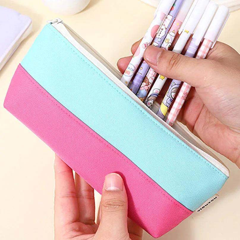 Genähtes Buntstiftetui Schuletui Federmäppchen Schreibwaren Schulanfang Einfaches Stifteetui Schulbedarf Bleistiftbeutel