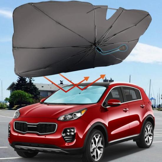

AUTOXBERT Universal Car Umbrella Windshield Sunshade UV Heat Sun Window Cover