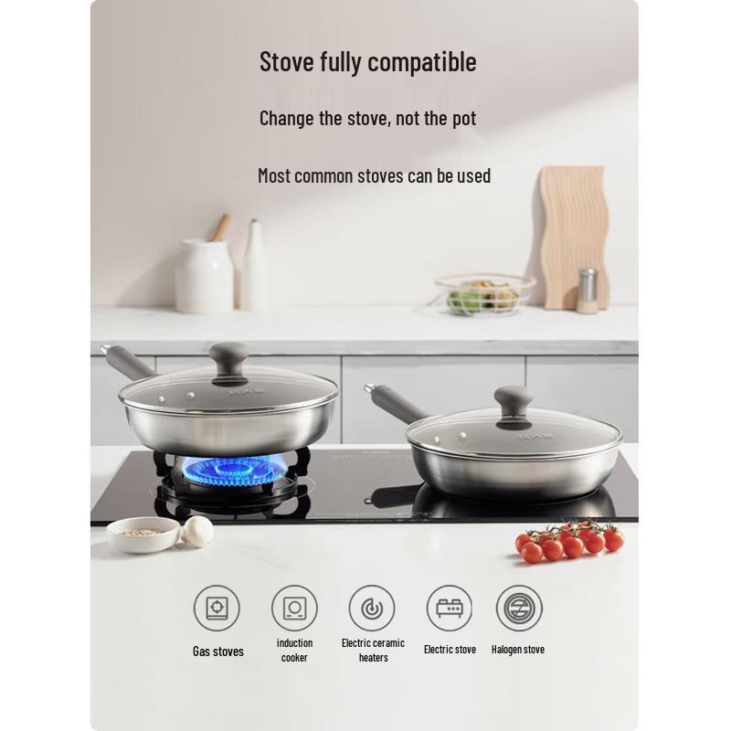 COOKER KING 28cm Titanium Coated Non-stick Frying Pan