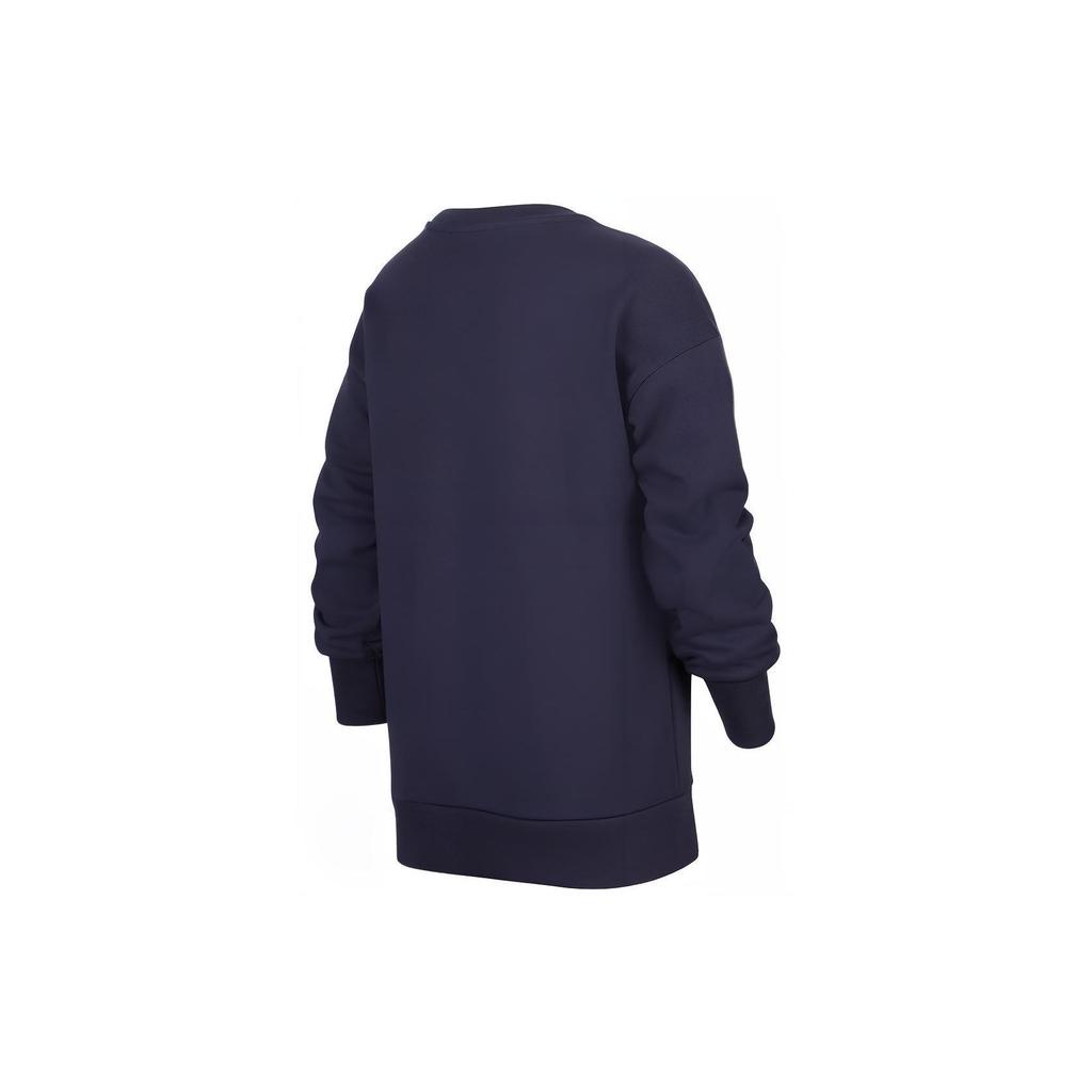 Nike Logo Print Crewneck Pullover Sweatshirt Men Sweatshirt Navy-Blue DQ1118-451