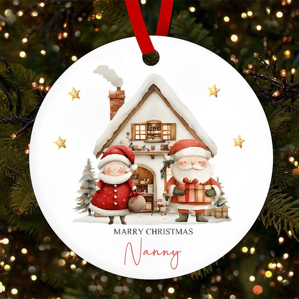 Custom Baby's First Christmas Baubles Custom Keepsake Christmas Ornament New Baby Gifts Christmas Tree Decor Xmas Gifts for Kids