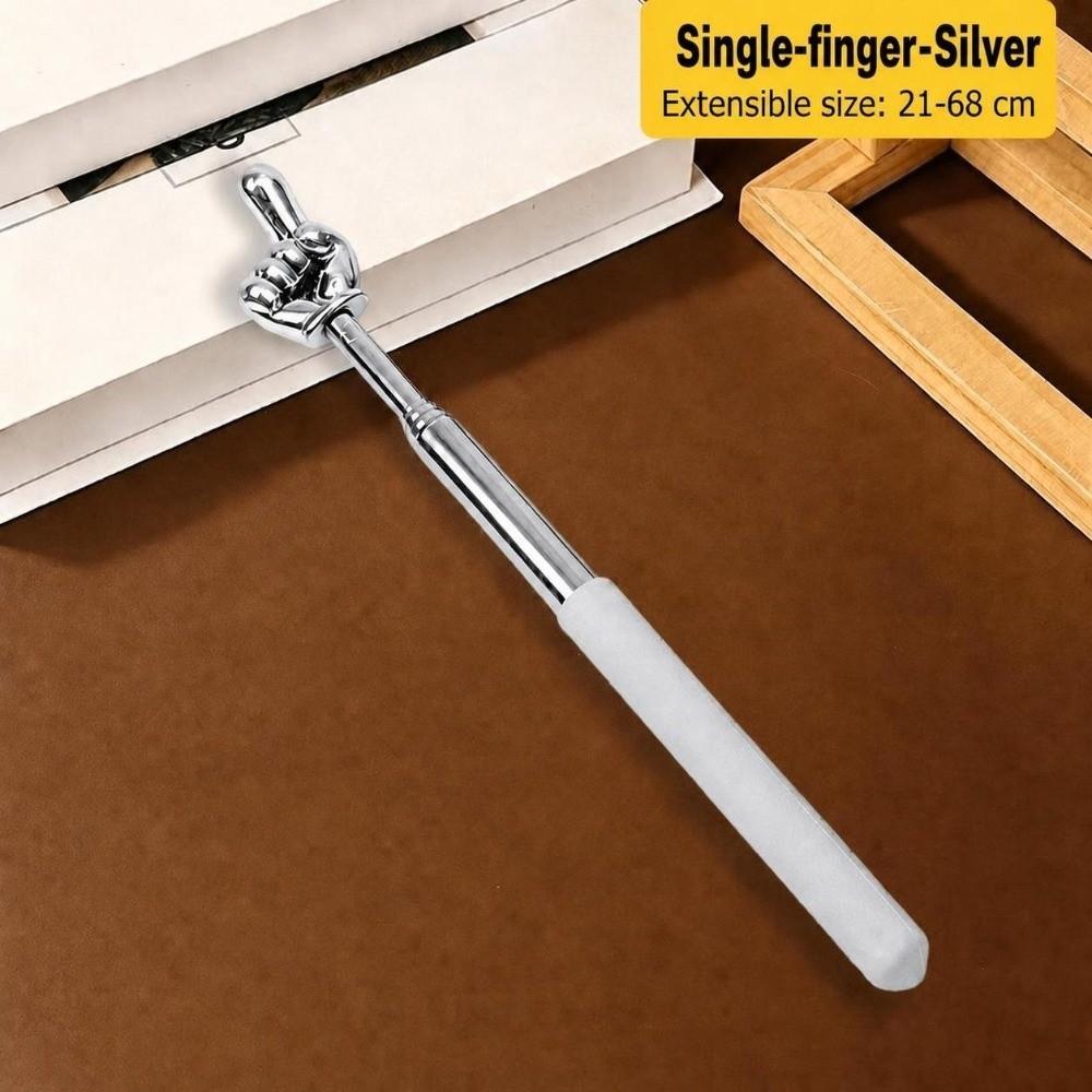 Finger Design Retractable Reading Stick Extendable Teaching Stick Pointing Rod  Kids Reading