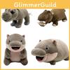 Adorable Moo Deng Plush Hippo Stuffed Animal Soft Toy For Kids And Collectors