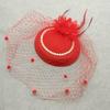Pearl Cheongsam Hat Hair Ornament: Retro Shanghai Socialite & Bride Accessory