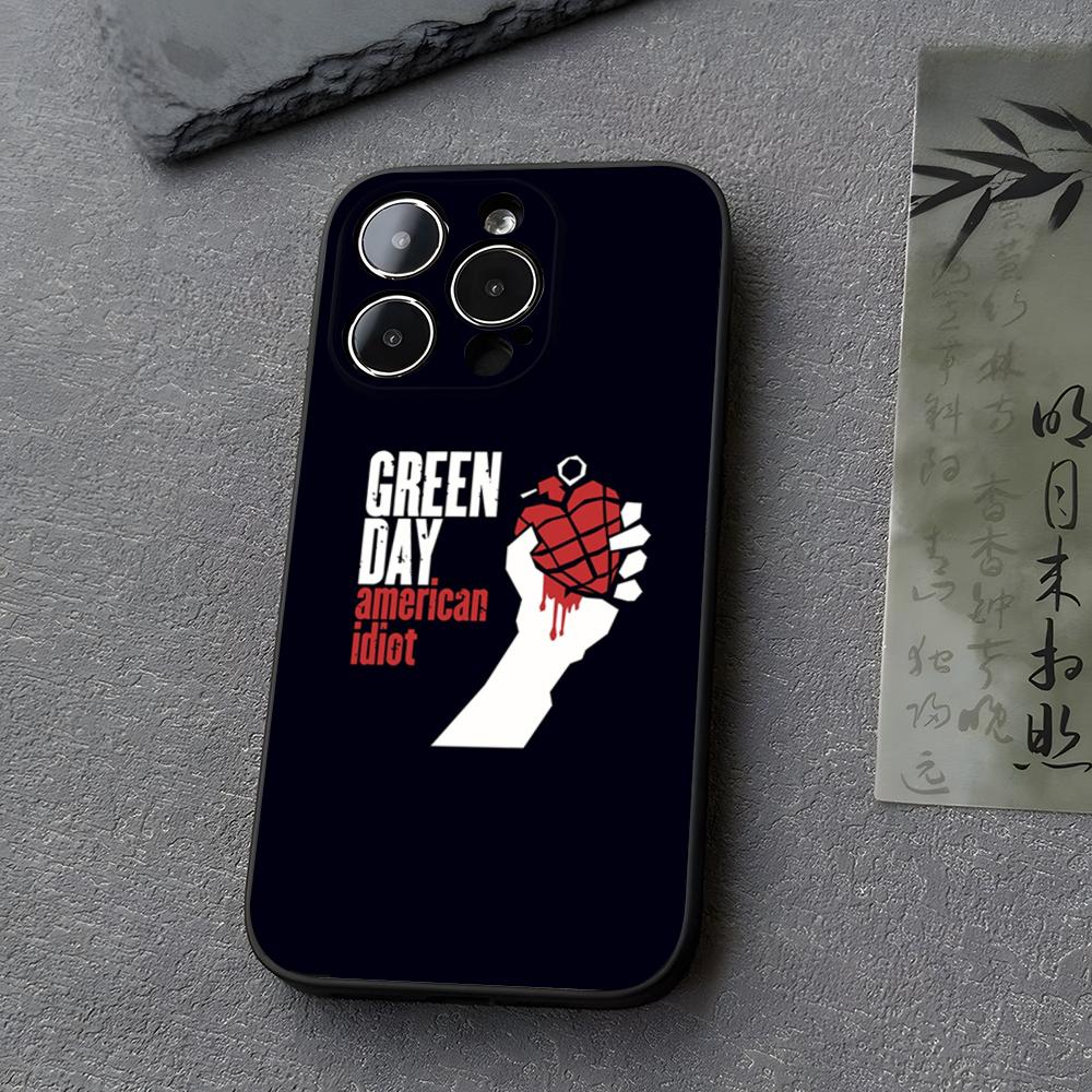 Band Green Day Phone Case Funda For Iphone 13 17 16 11 15ProMax 14 12 Pro Xs Max Mini Xr X 7 8 6 6s Plus Covers