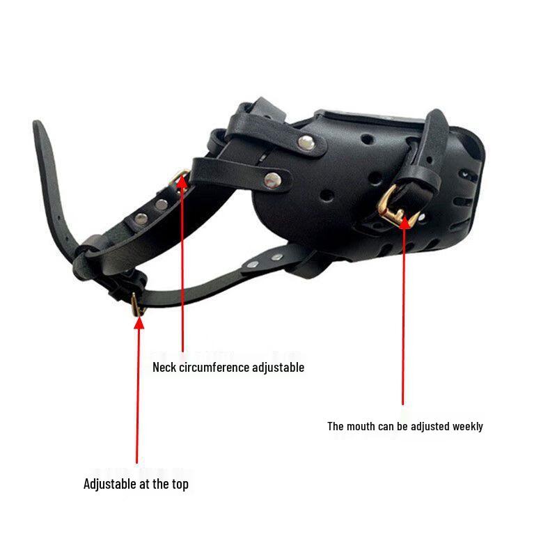 Durable Cowhide Dog Muzzle Size 1