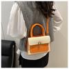 Faux Leather Ladies Shoulder Bag, Minimalist Commute Tote, Chic Solid Color Crossbody Purse KTB