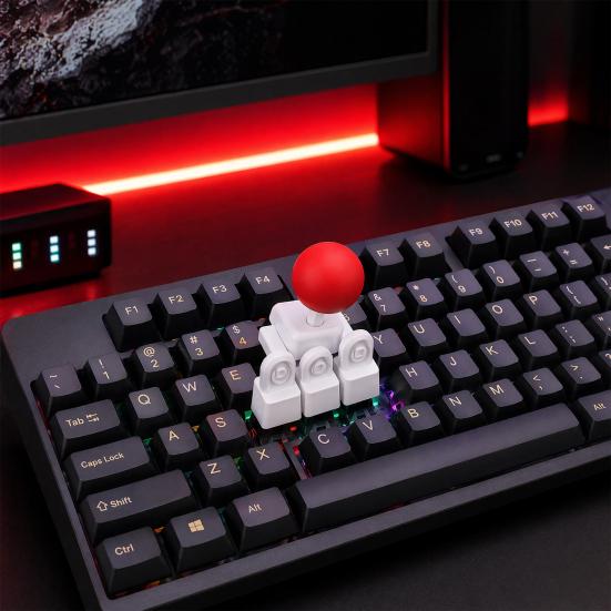 Mechanical Keyboard Accessory 3D Printed Joystick Keycap, King of Fighters Themed Custom WASD Arrow Key Caps, Universal Fit for Most Shaft Keycap