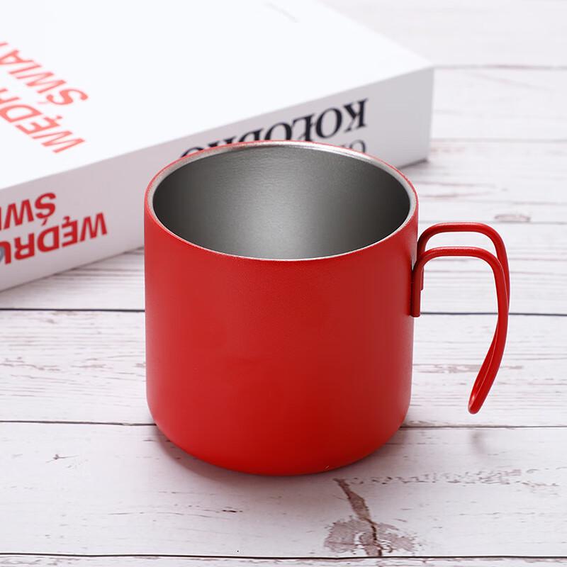 Duoli 304 Stainless Steel Double-Layer Insulated Mug with Wire Handle
