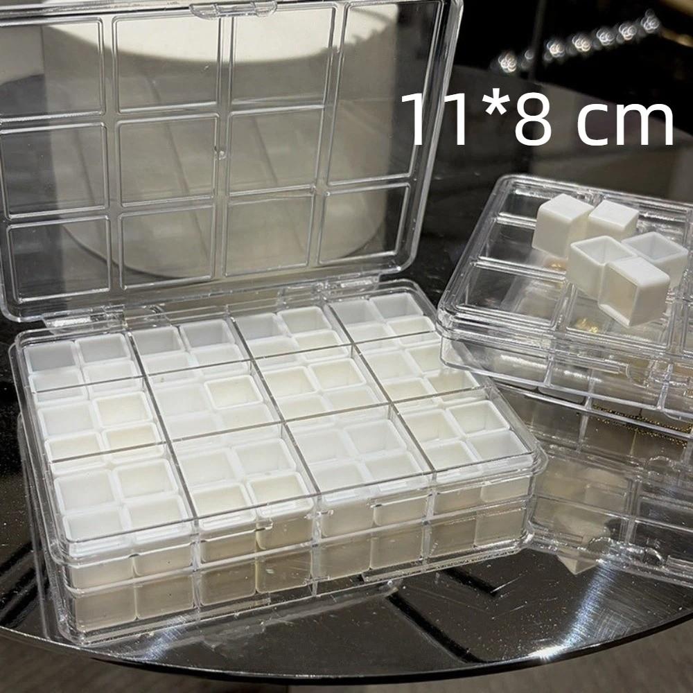 48 Grids Nail Accessories Storage Box Transparent Nail Art Packing Storage Container Nail Artists