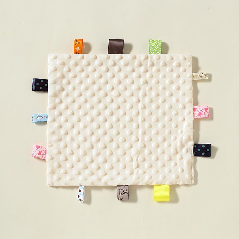 

Детский комфортер Дуду: Флисовое одеяло с бирками, прорезыватель, средство для сна, успокаивающая игрушка-марионетка и слюнявчик