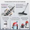 German High-Power Vacuum Cleaner: Household & Commercial Wet/Dry Use, Powerful Suction, Bucket Type