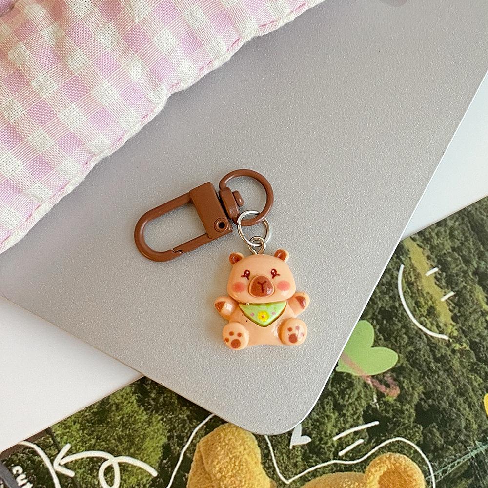 Capybara Keychain Pendant - Cute Graduation Gift for Schoolbags, Backpacks, and More