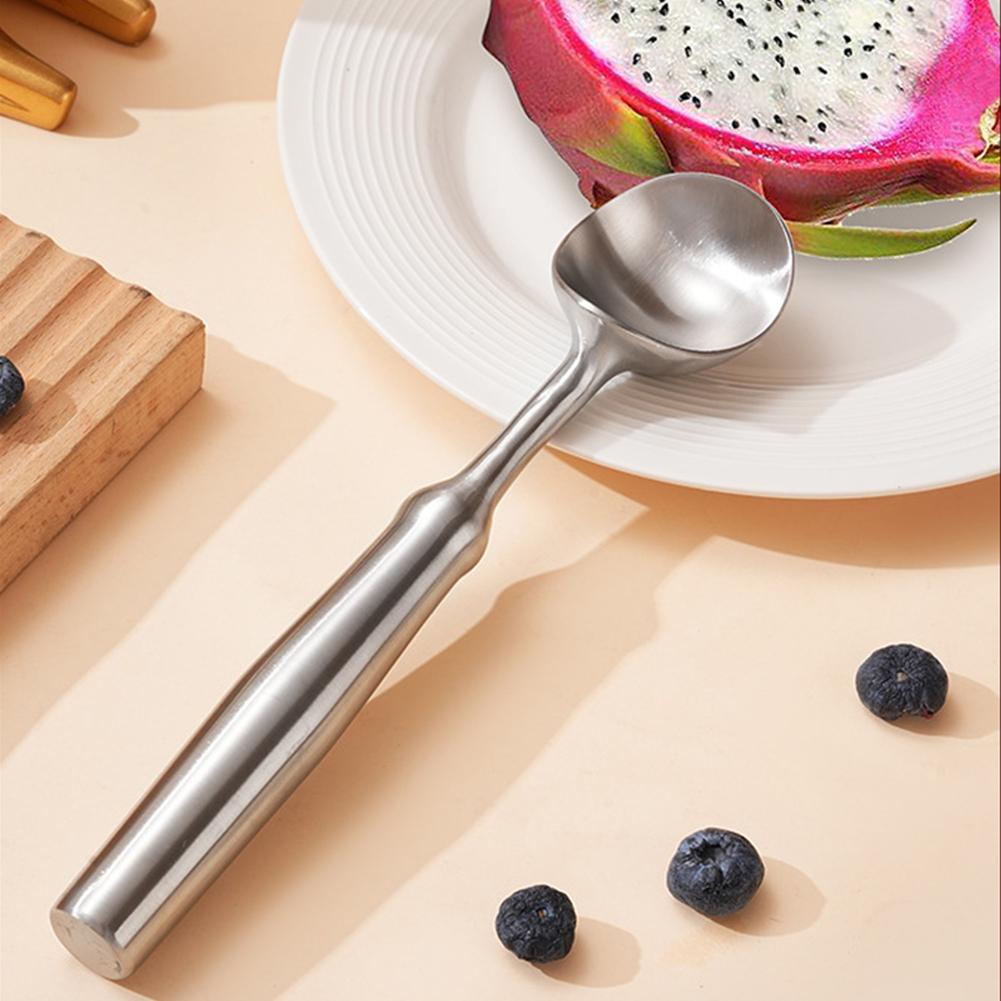 Stainless Steel Ice Cream Scoop Non Stick Ice Cream Spoon Multifunctional Ice Cream Scooper Dishwasher Safe for Cookie Ice Cream