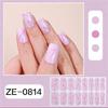 Gels Nail Strips Glittering Gels Nail Stickers Flowers Nail Art Stickers Nails Polish Wraps French Tip Nail Stickers
